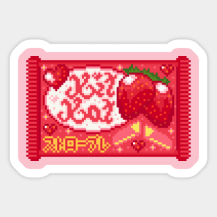 Kit Kat Pixel Art Sticker